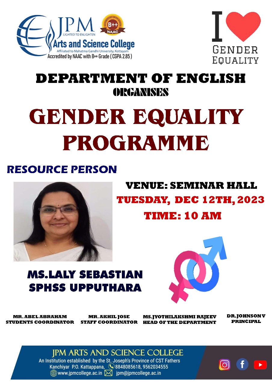 GENDER EQUALITY PROGRAMME